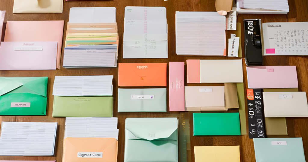 The envelope system for budgeting